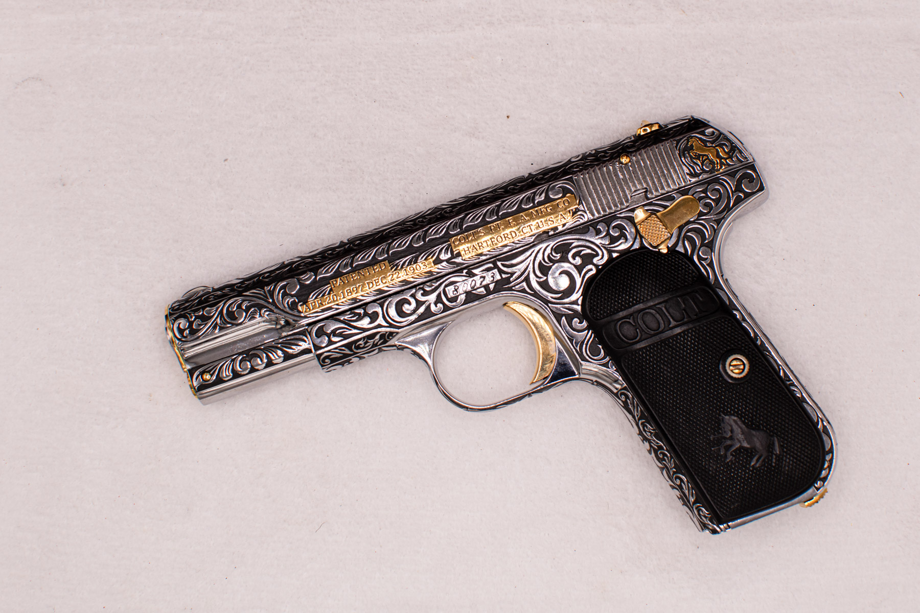 Colt 1903 hammerless 32 rimless smokeless